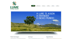 Desktop Screenshot of lumeambiental.com.br